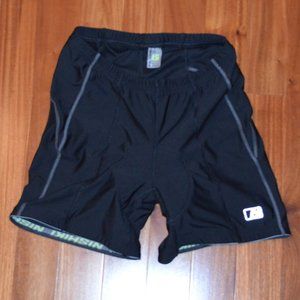 Nishiki cycling spinning padded bike shorts size L